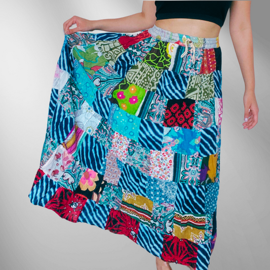 Safari - Patchwork Skirt